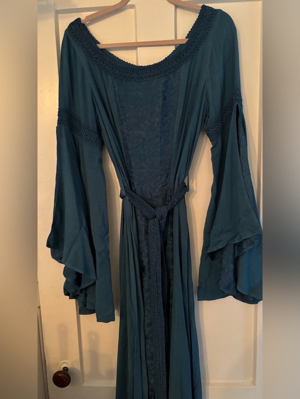 Holy Clothing Eowyn Maxi Renaissance Medieval Cosplay Ren Faire Corset Dress - Picture 6 of 8
